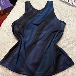 Athleta Blue and Black Tank Top